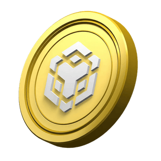 Motif décoratif associé au token Binance BNB dans la section de confiance de la communauté
